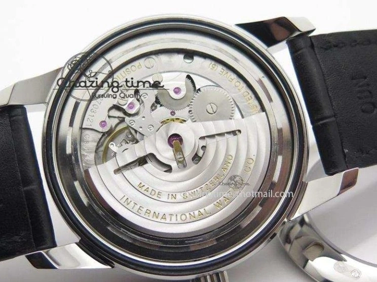 MIROTIME 0105 RelaxedFit Ingeniuer St.Laurens SS White Dial MKF 1:1 V2 Best Edition On Black Leather Strap A 7355